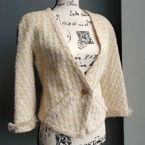 Chanel Vintage Classic Tweed Jacket Size 34